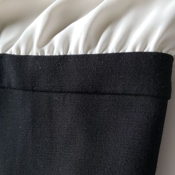 Loft 2 tone color block structured dress - Picture 4 of 7